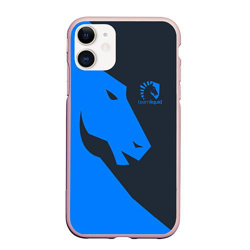 Чехол iPhone 11 матовый Team Liquid Uniform / 3D-Светло-розовый – фото 1