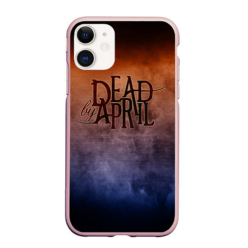 Чехол iPhone 11 матовый Dead by April / 3D-Светло-розовый – фото 1