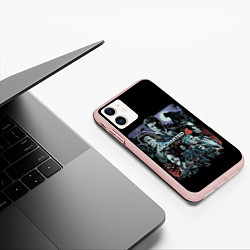 Чехол iPhone 11 матовый Uncharted 4, цвет: 3D-светло-розовый — фото 2