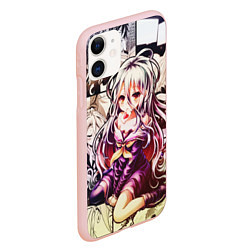 Чехол iPhone 11 матовый No Game No Life, цвет: 3D-светло-розовый — фото 2