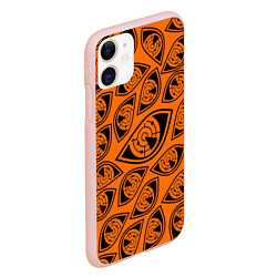 Чехол iPhone 11 матовый R6S: Orange Pulse Eyes, цвет: 3D-светло-розовый — фото 2
