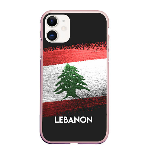 Чехол iPhone 11 матовый Lebanon Style / 3D-Светло-розовый – фото 1