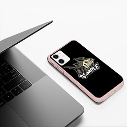 Чехол iPhone 11 матовый Sample Fish, цвет: 3D-светло-розовый — фото 2