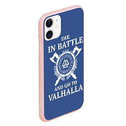 Чехол iPhone 11 матовый Vikings Valhalla, цвет: 3D-светло-розовый — фото 2