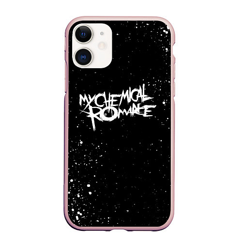 Чехол iPhone 11 матовый My Chemical Romance / 3D-Светло-розовый – фото 1