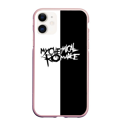 Чехол iPhone 11 матовый My Chemical Romance / 3D-Светло-розовый – фото 1