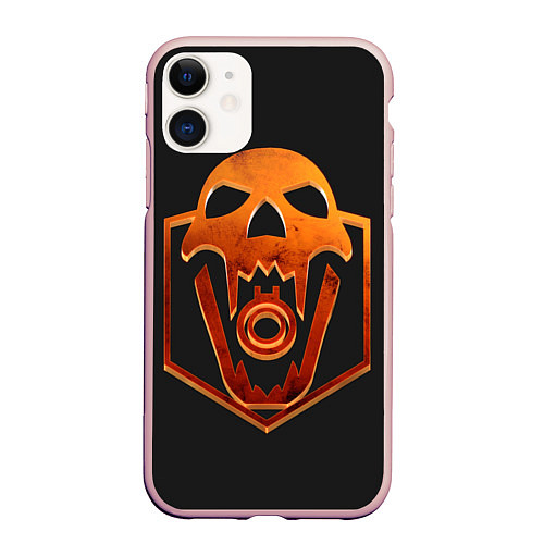 Чехол iPhone 11 матовый Rainbow Six Siege / 3D-Светло-розовый – фото 1