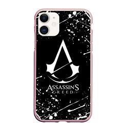 Чехол iPhone 11 матовый ASSASSINS CREED, цвет: 3D-светло-розовый