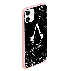 Чехол iPhone 11 матовый ASSASSINS CREED, цвет: 3D-светло-розовый — фото 2