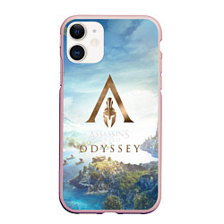 Чехол iPhone 11 матовый Oddysey, цвет: 3D-светло-розовый