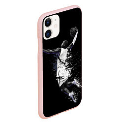 Чехол iPhone 11 матовый KOBE BRYANT, цвет: 3D-светло-розовый — фото 2