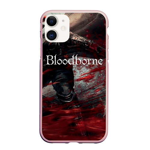 Чехол iPhone 11 матовый Bloodborne / 3D-Светло-розовый – фото 1