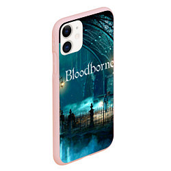 Чехол iPhone 11 матовый Bloodborne, цвет: 3D-светло-розовый — фото 2