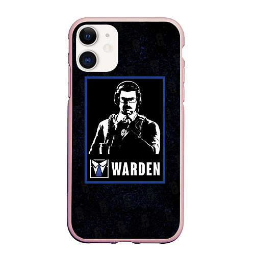 Чехол iPhone 11 матовый Warden / 3D-Светло-розовый – фото 1