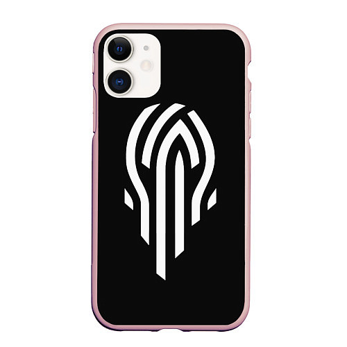 Чехол iPhone 11 матовый Nokk Rainbow Six Art 02 / 3D-Светло-розовый – фото 1