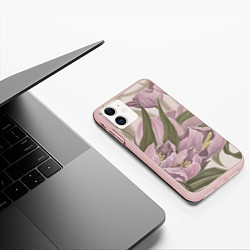 Чехол iPhone 11 матовый Сахарный розовый, цвет: 3D-светло-розовый — фото 2