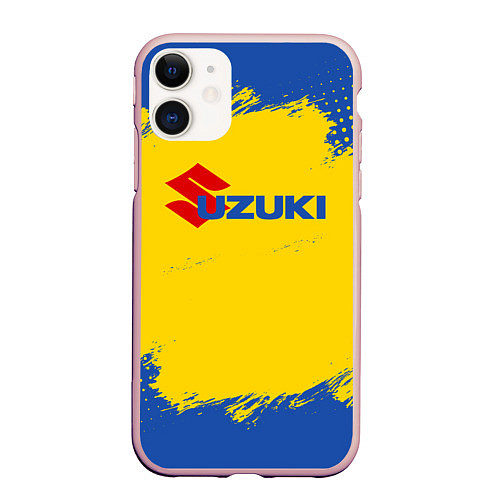 Чехол iPhone 11 матовый Suzuki Сузуки Z / 3D-Светло-розовый – фото 1