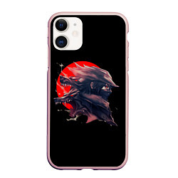 Чехол iPhone 11 матовый Wolfborn, цвет: 3D-светло-розовый