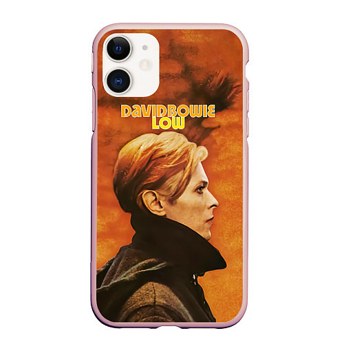 Чехол iPhone 11 матовый Low - David Bowie / 3D-Светло-розовый – фото 1