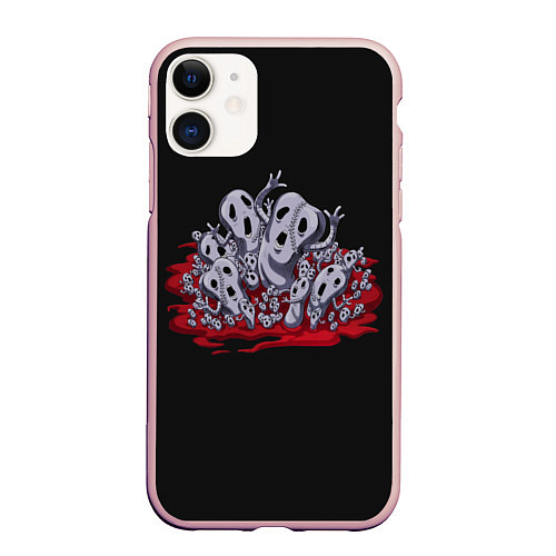 Чехол iPhone 11 матовый Metallica Jo Jo / 3D-Светло-розовый – фото 1