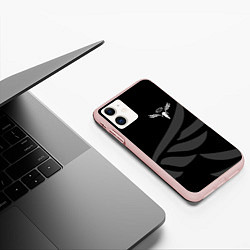 Чехол iPhone 11 матовый WALHALLA TEAM LOGO ТОКИЙСКИЕ МСТИТЕЛИ, цвет: 3D-светло-розовый — фото 2