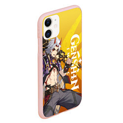 Чехол iPhone 11 матовый ARATAKI ITTO GEO, цвет: 3D-светло-розовый — фото 2