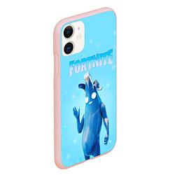 Чехол iPhone 11 матовый Frozen Peely Банан, цвет: 3D-светло-розовый — фото 2