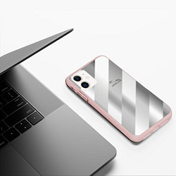 Чехол iPhone 11 матовый JAGUR, цвет: 3D-светло-розовый — фото 2