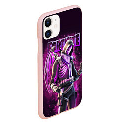 Чехол iPhone 11 матовый Fortnite Blacklight Крылатый персонаж видеоигры, цвет: 3D-светло-розовый — фото 2