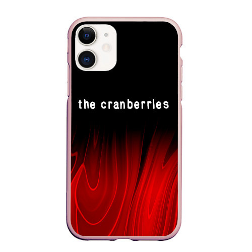 Чехол iPhone 11 матовый The Cranberries Red Plasma / 3D-Светло-розовый – фото 1