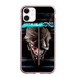 Чехол iPhone 11 матовый Metal Gear Rising Revengeance, цвет: 3D-светло-розовый