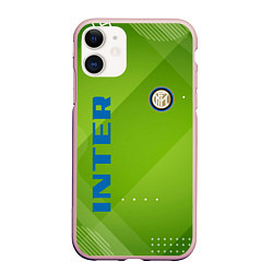 Чехол iPhone 11 матовый Inter Поле, цвет: 3D-светло-розовый