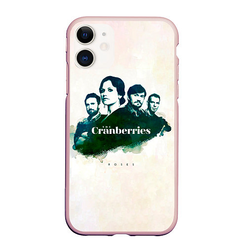 Чехол iPhone 11 матовый Roses - The Cranberries / 3D-Светло-розовый – фото 1