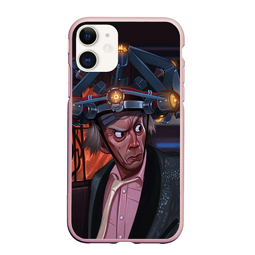 Чехол iPhone 11 матовый Emmett Lathrop Brown / 3D-Светло-розовый – фото 1