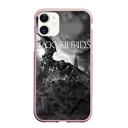 Чехол iPhone 11 матовый Black Veil Brides: Faithless, цвет: 3D-светло-розовый