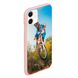 Чехол iPhone 11 матовый МТБ, цвет: 3D-светло-розовый — фото 2