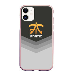 Чехол iPhone 11 матовый Fnatic Uniform, цвет: 3D-светло-розовый