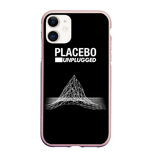 Чехол iPhone 11 матовый Placebo: Unplugged / 3D-Светло-розовый – фото 1