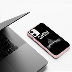 Чехол iPhone 11 матовый Placebo: Unplugged, цвет: 3D-светло-розовый — фото 2