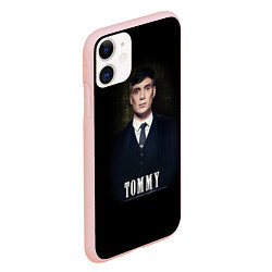 Чехол iPhone 11 матовый Peaky Tommy, цвет: 3D-светло-розовый — фото 2