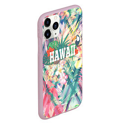 Чехол iPhone 11 Pro матовый Hawaii Summer, цвет: 3D-розовый — фото 2
