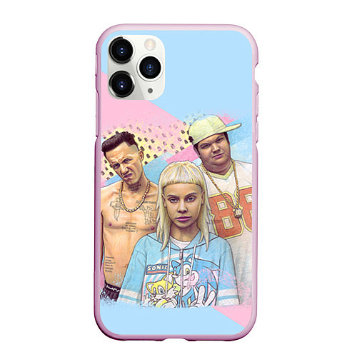 Чехол iPhone 11 Pro матовый Die Antwoord Bang / 3D-Розовый – фото 1