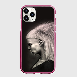 Чехол iPhone 11 Pro матовый Die Antwoord GIrl, цвет: 3D-малиновый