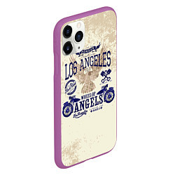 Чехол iPhone 11 Pro матовый Moto t-shirt 1, цвет: 3D-фиолетовый — фото 2
