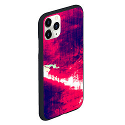 Чехол iPhone 11 Pro матовый Брызги красок, цвет: 3D-черный — фото 2