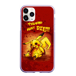 Чехол iPhone 11 Pro матовый Pikachu must die!