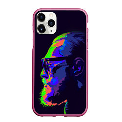 Чехол iPhone 11 Pro матовый McGregor Neon, цвет: 3D-малиновый