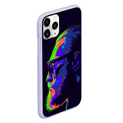 Чехол iPhone 11 Pro матовый McGregor Neon, цвет: 3D-светло-сиреневый — фото 2