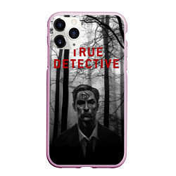 Чехол iPhone 11 Pro матовый True Detective: Blackwood, цвет: 3D-розовый