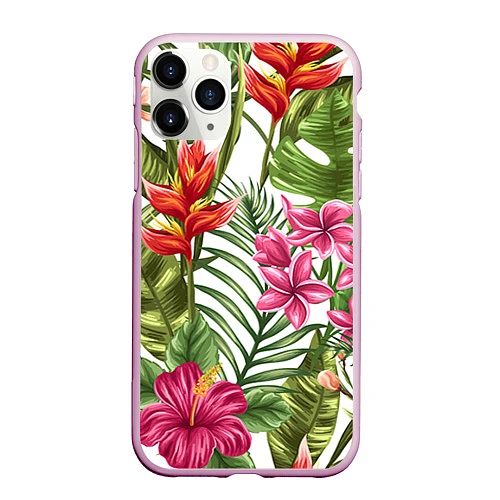 Чехол iPhone 11 Pro матовый Фэшн 6 / 3D-Розовый – фото 1